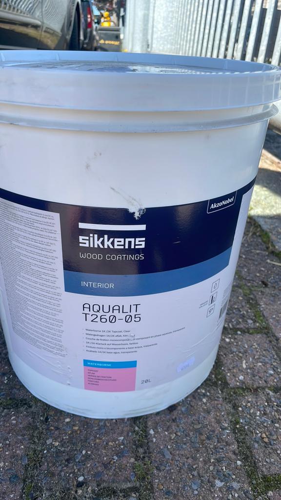 Verf vernis sikkens aqualit, Ophalen, Nieuw, Overige kleuren, Lak