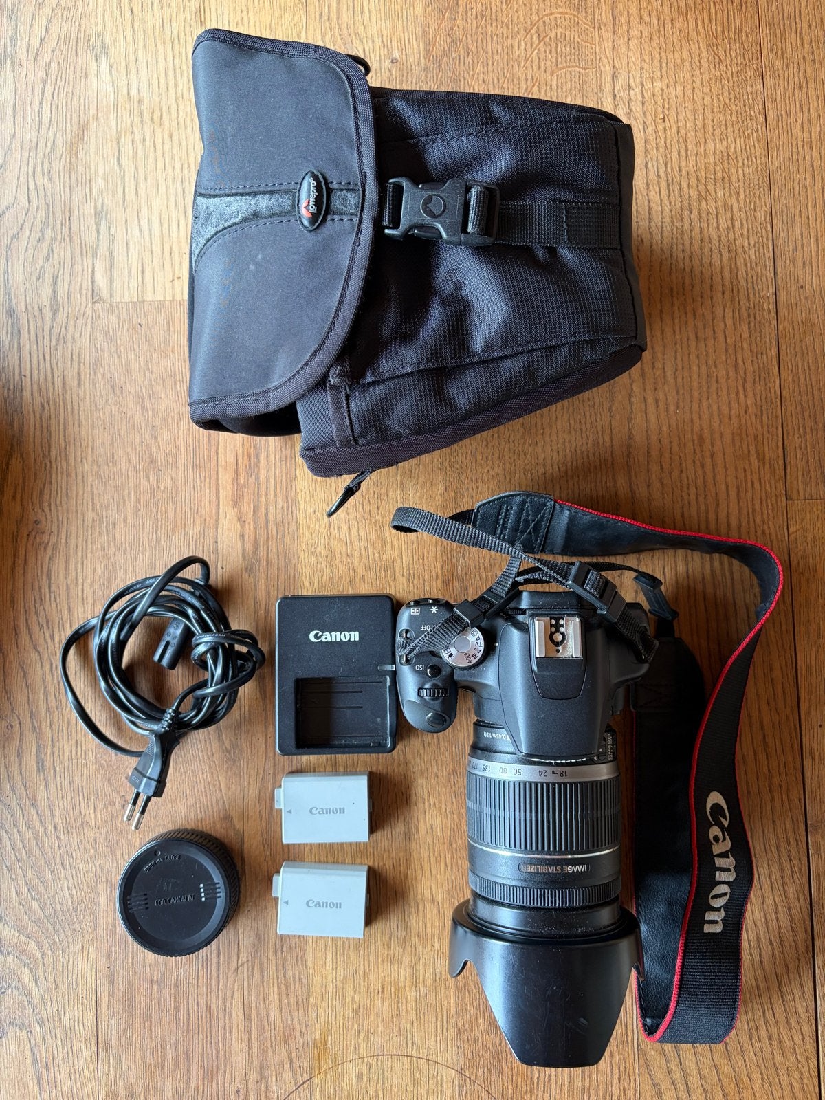 Canon EOS 500D met originele Canon 18-200mm lens, Ophalen, Gebruikt, Spiegelreflex, Canon