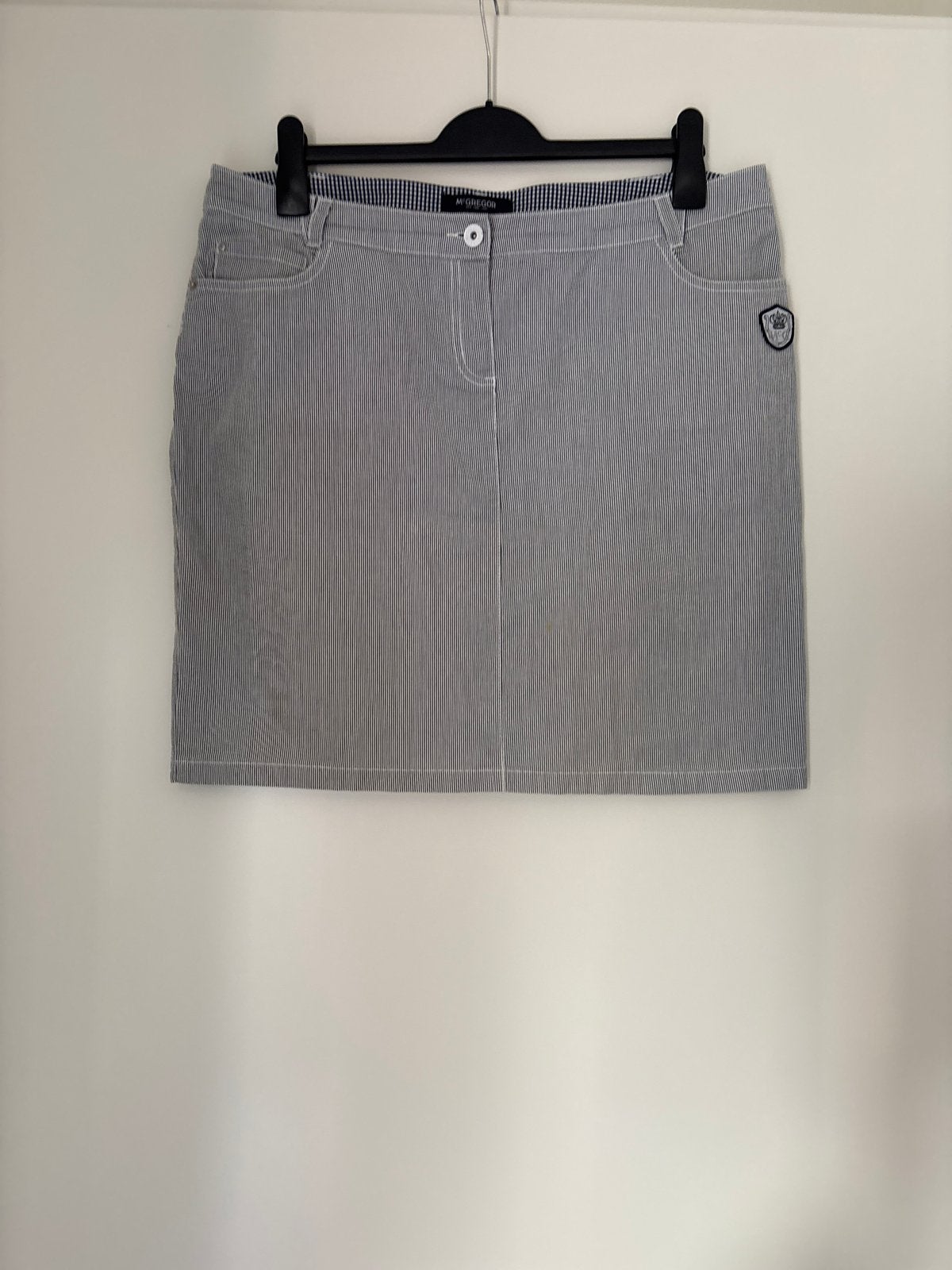 McGregor gestreepte rok maat 44, Kleding | Dames, Maat 42/44 (L), Ophalen of Verzenden, Zo goed als nieuw, Knielengte