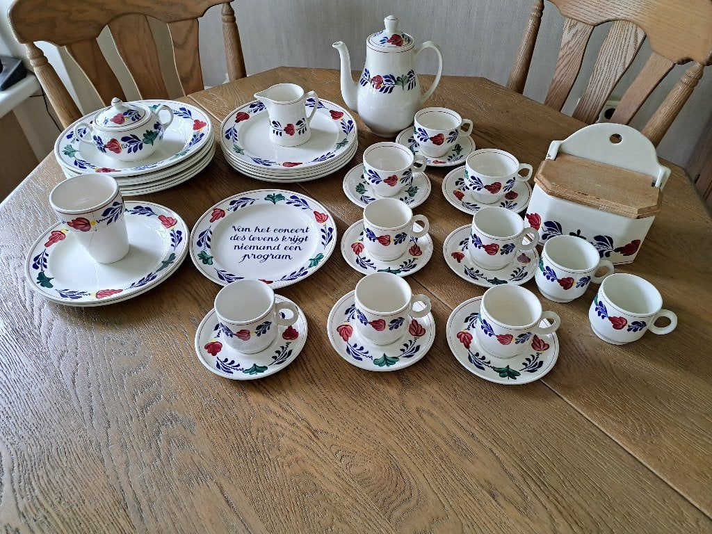 boerenbont servies, Ophalen of Verzenden, Zo goed als nieuw, Aardewerk, Overige typen