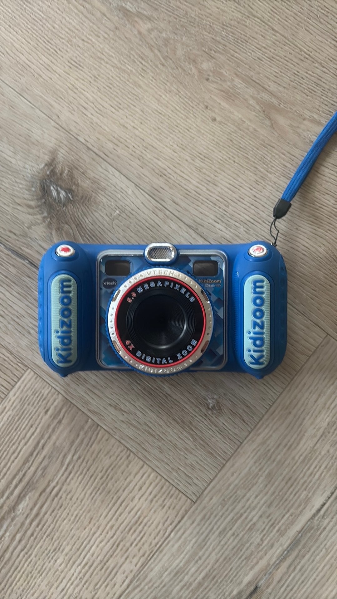 VTech KidiZoom Duo DX kindercamera – blauw – compleet, Ophalen of Verzenden, Zo goed als nieuw, 4 tot 6 jaar