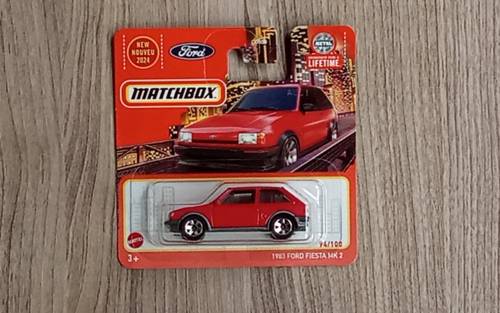 Matchbox Ford Fiesta rood, Ophalen of Verzenden, Nieuw, Auto