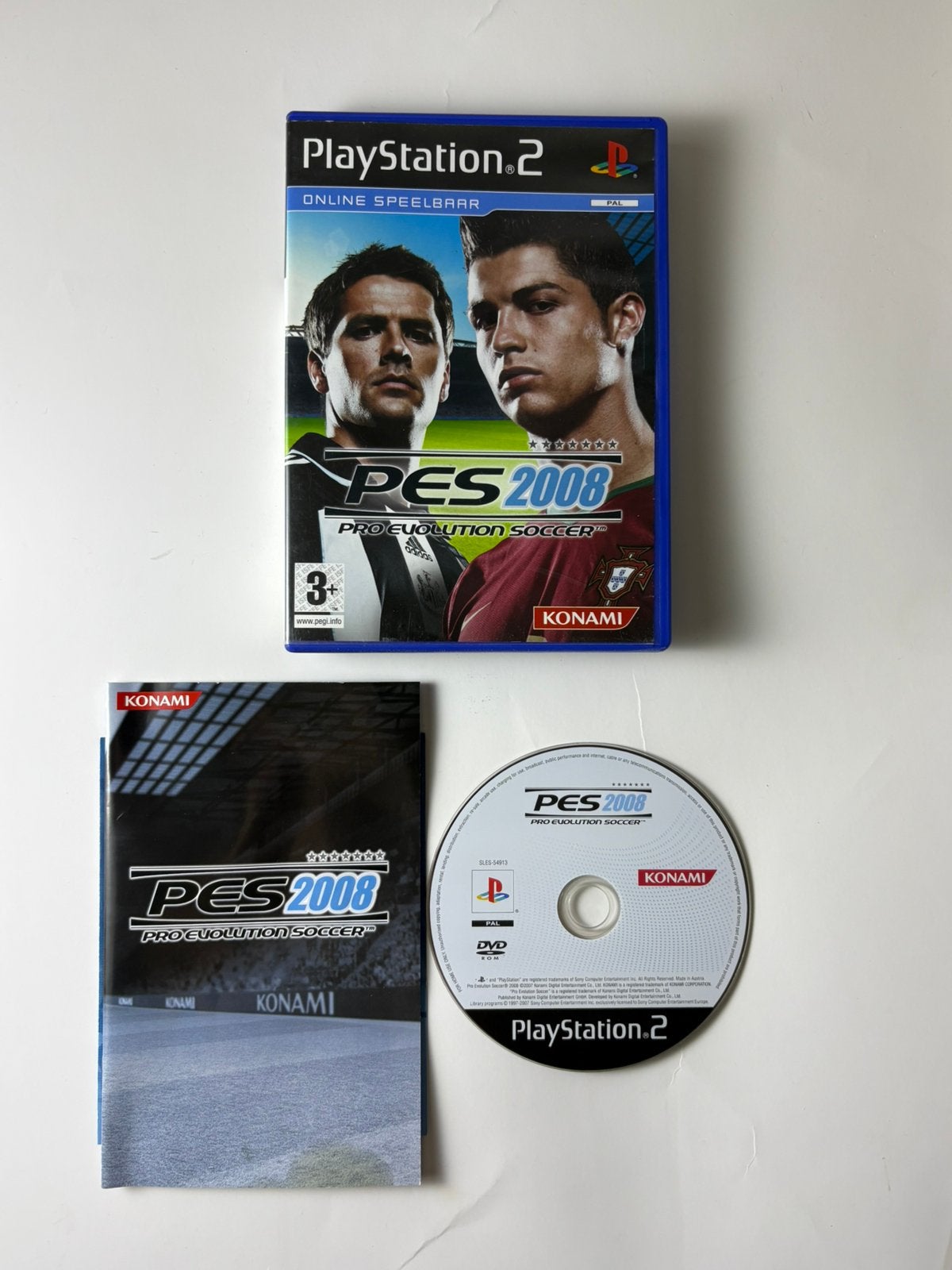 Pro Evolution Soccer 2008 (PES 2008) – PS2 – Compleet, Ophalen of Verzenden, Zo goed als nieuw, Sport, 3 spelers of meer