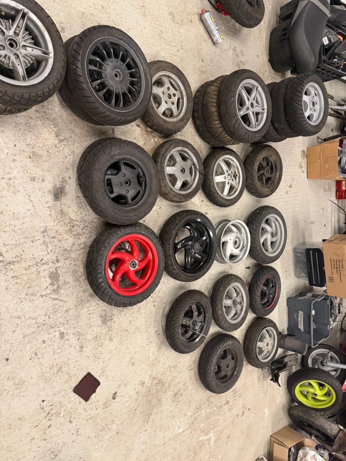 Partij velgen piaggio gilera, Ophalen, Overige typen