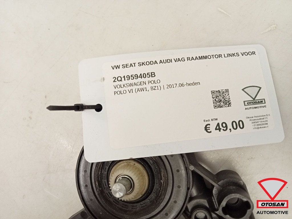 VW Seat Skoda Audi VAG Raammotor Links Voor 2Q1959405B, Gebruikt, Volkswagen, Volkswagen AG, Berliner Ring 2
38440  Wolfsburg, DE