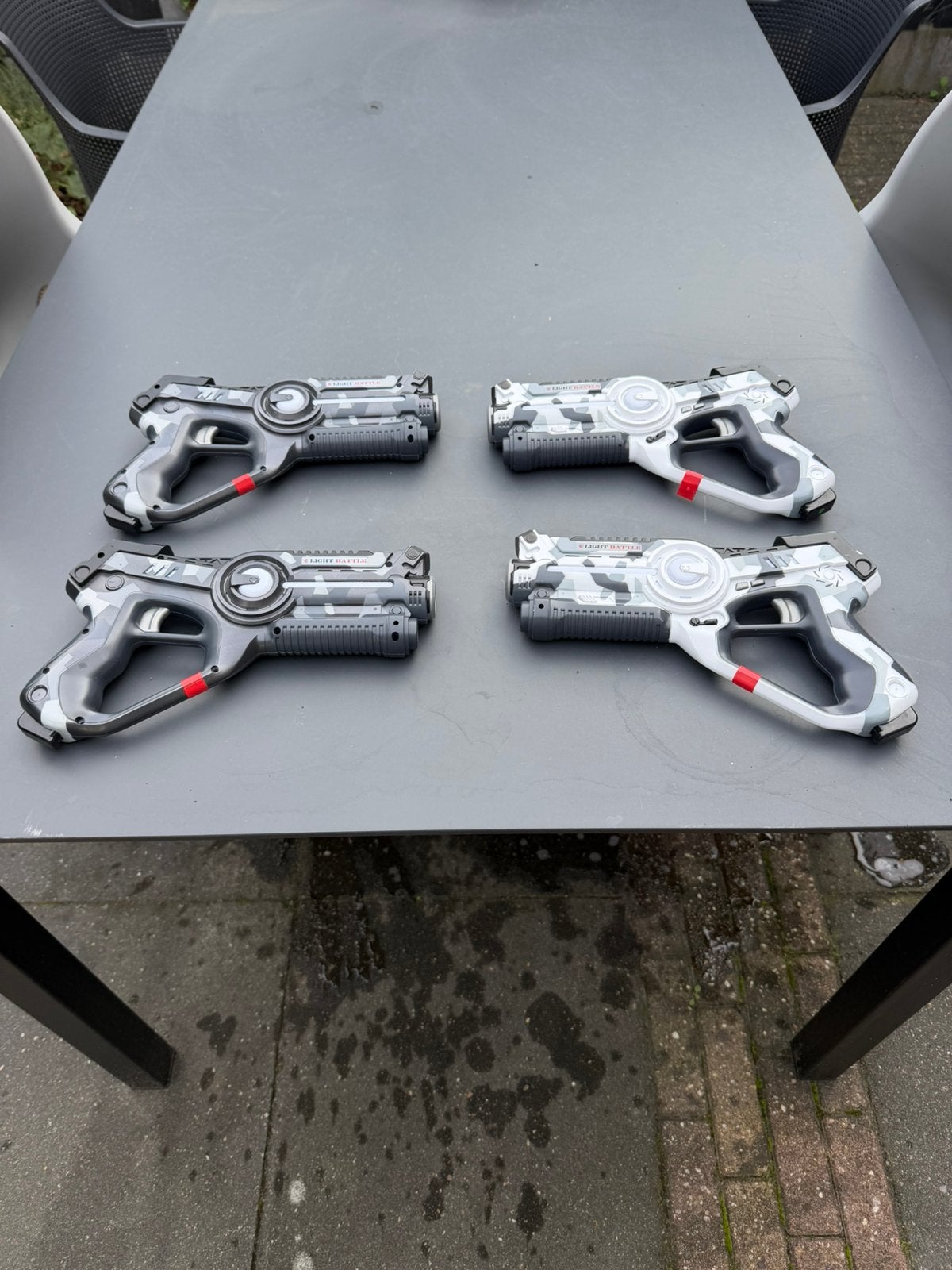 Light battle lasergame guns 4 st als set, Ophalen