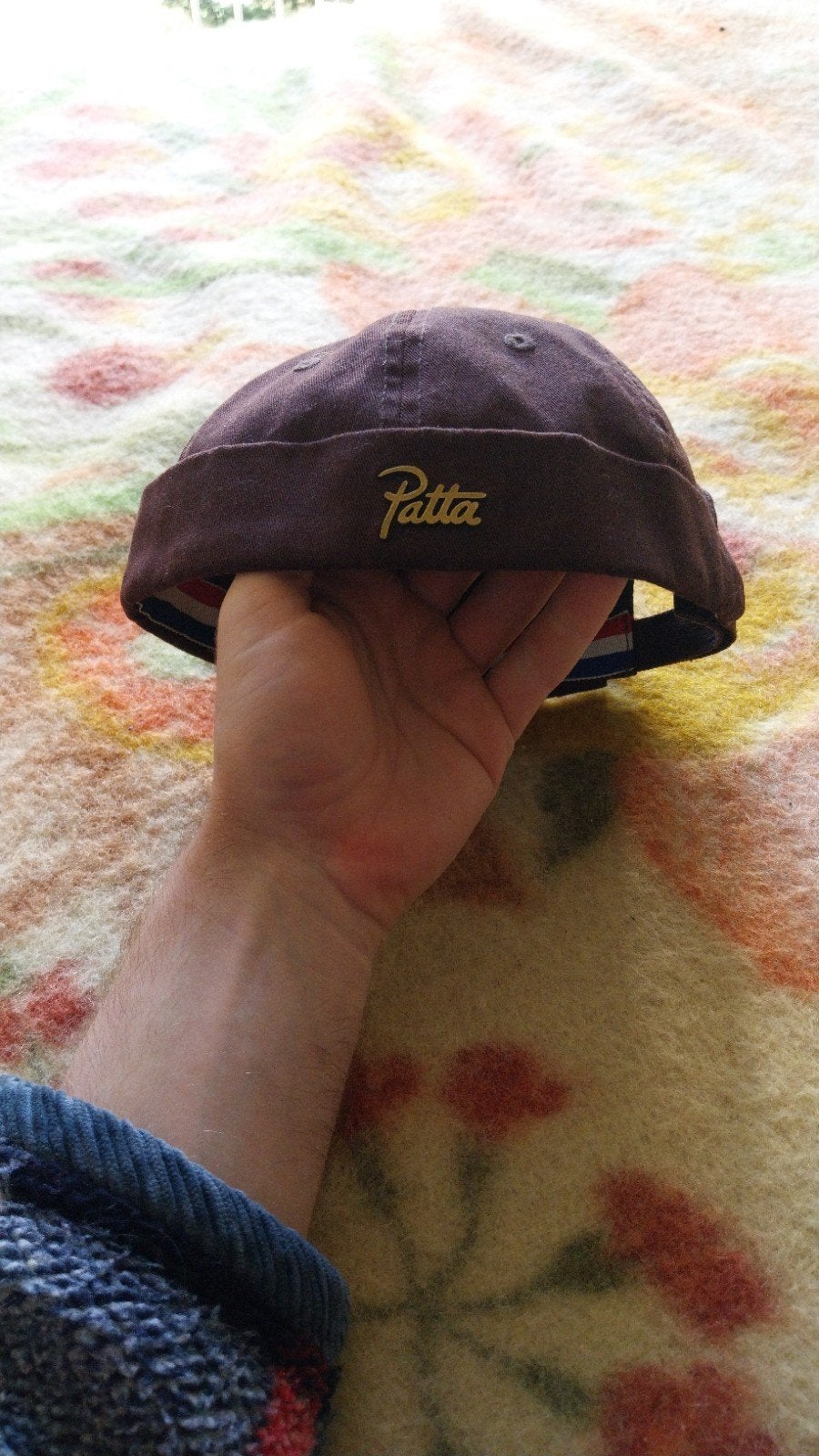 Patta Docker Cap - Bruin - Zo goed als nieuw, Ophalen, One size fits all, Patta, Pet