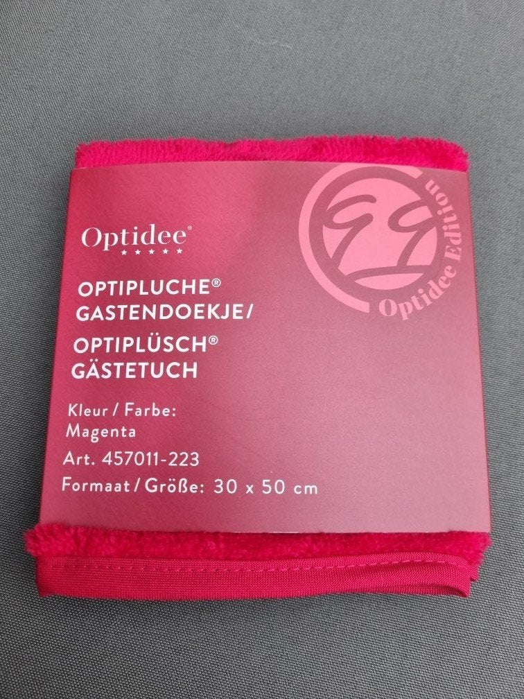 Optidee pluche gastendoekje nieuw, Huis en Inrichting, Ophalen of Verzenden, Nieuw, Wit