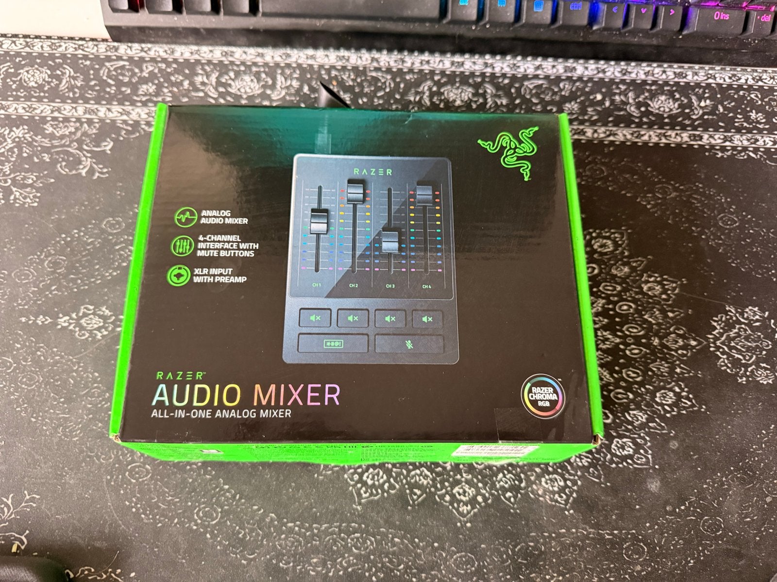 Razer Audio Mixer - All-in-one analoge mixer, Muziek en Instrumenten, Ophalen of Verzenden, Nieuw, Minder dan 5 kanalen, Microfooningang