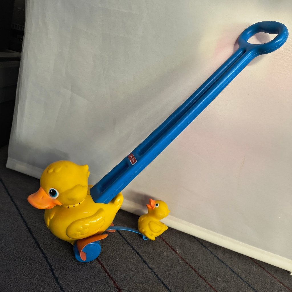 Fisher price Mama Baby Duck duweend, Uniek item, Ophalen of Verzenden, Zo goed als nieuw, Speelset, Met geluid