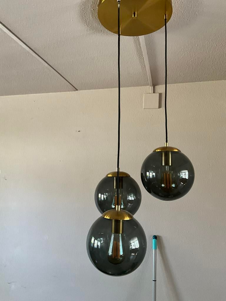Lamp met 3 bollen, Lamp, Ophalen of Verzenden, Zo goed als nieuw, Emmen