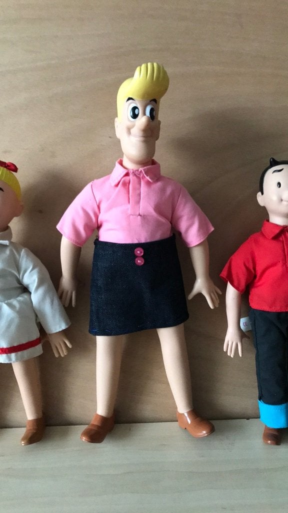 Suske en Wiske en Tante Sidonia pop, Ophalen of Verzenden, Gebruikt, Babypop
