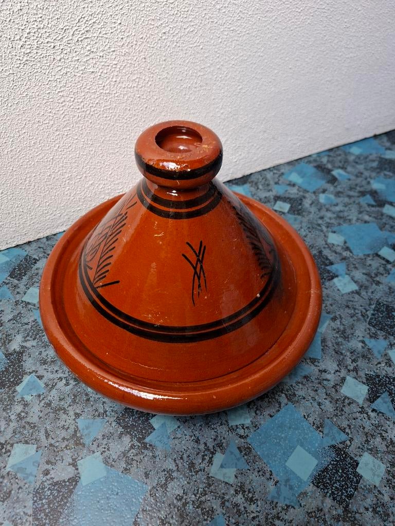 Tajine aardewerk nieuw, Ophalen of Verzenden, Nieuw, Bruin