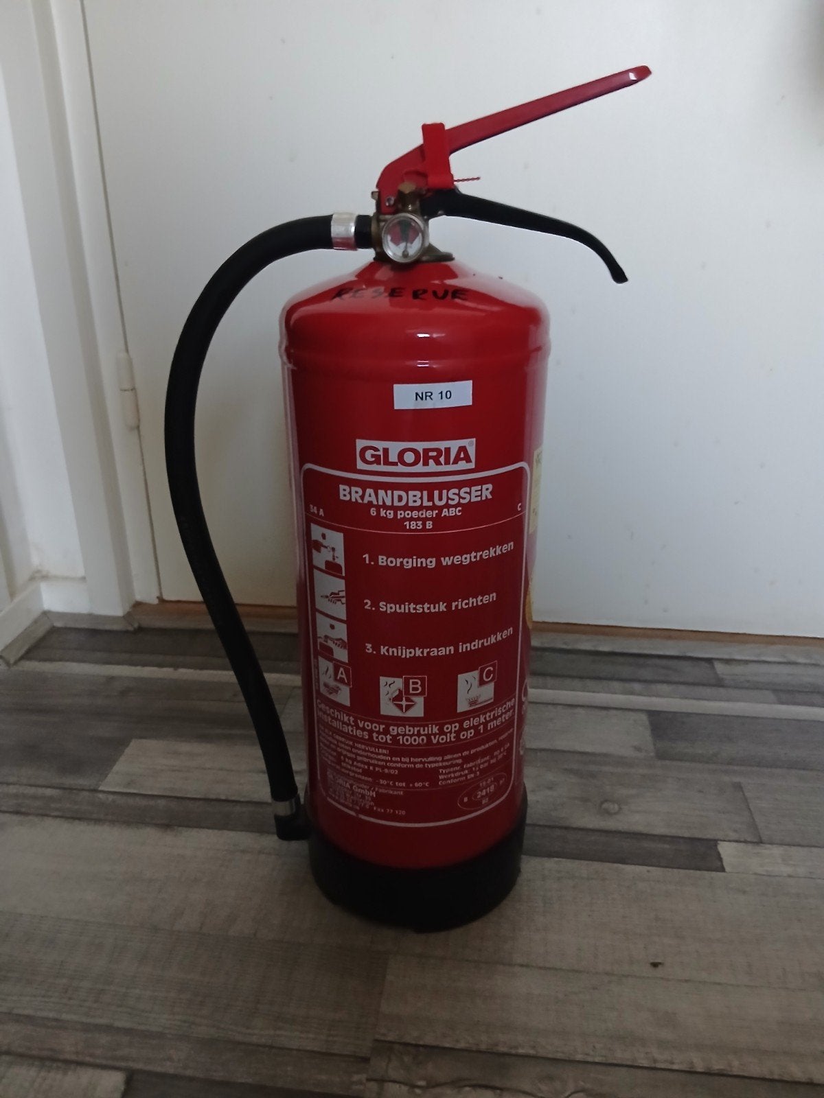 brandblusser poeder 6kg, Huis en Inrichting, Brandblussers en Brandkasten, Ophalen of Verzenden