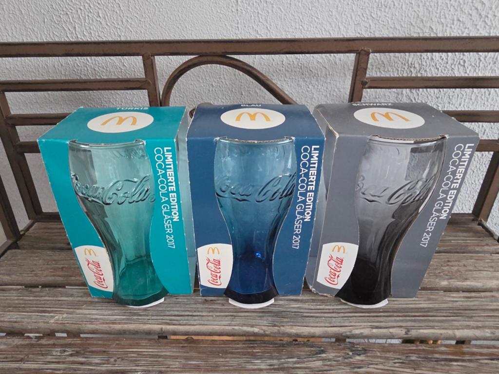 Coca Cola glazen Mc Donalds 2017 Duitsland Nieuw, Ophalen, Nieuw, Frisdrankglas