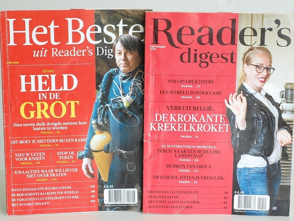 Reader's Digest tijdschriften - Juni 2018 & Sept 2015, Verzenden, Zo goed als nieuw, Overige typen