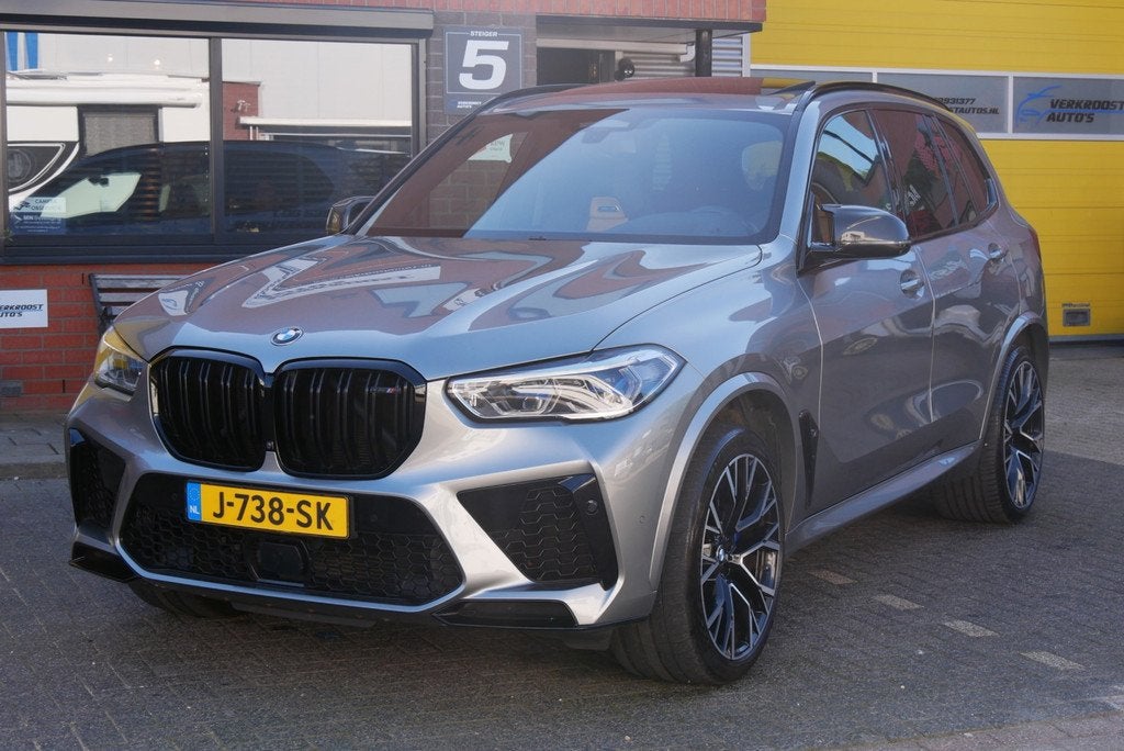 BMW X5 M Competition.panodak.carbon,sky lounge .btw autoorg, Auto's, Automaat, Gebruikt, 4395 cc, 3000 kg