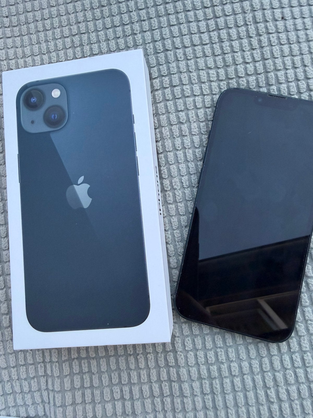 iPhone 13 256GB Midnight – 79% batterij – met doos, 256 GB, Zwart, IPhone 13, Ophalen of Verzenden