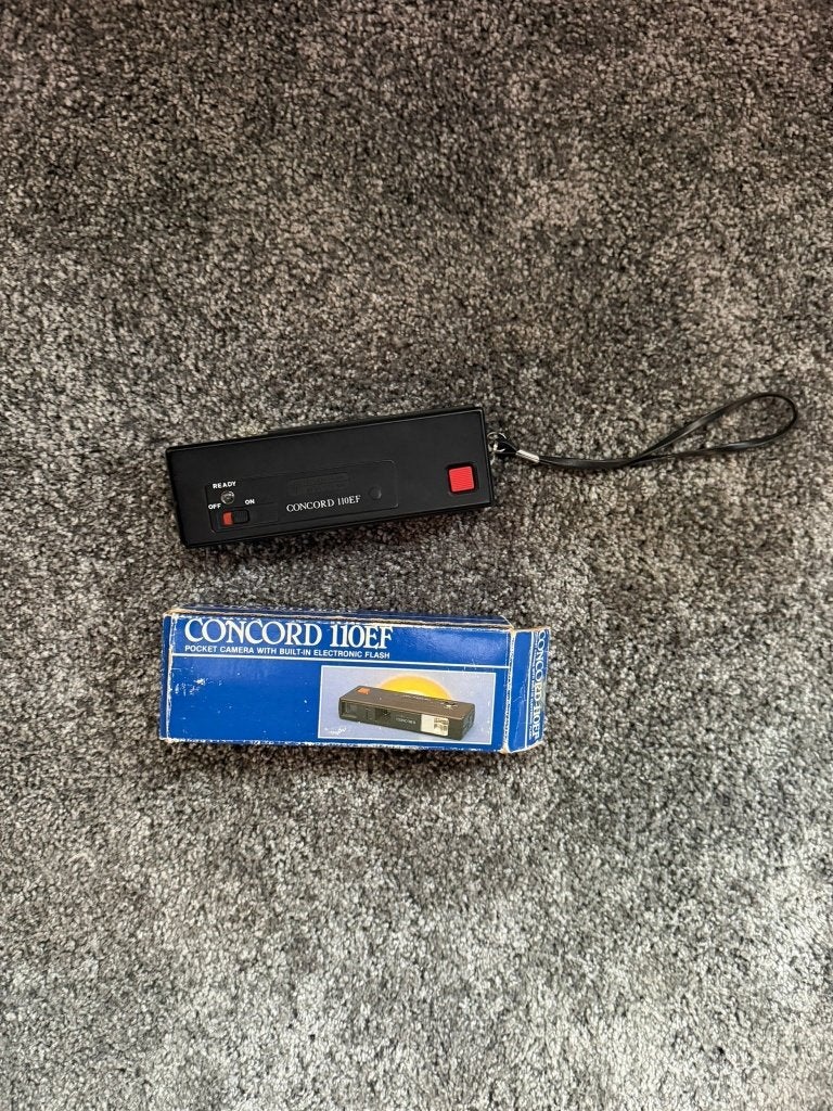 Vintage Concord 110EF Pocket Camera, Ophalen of Verzenden, Gebruikt, Compact, Overige Merken