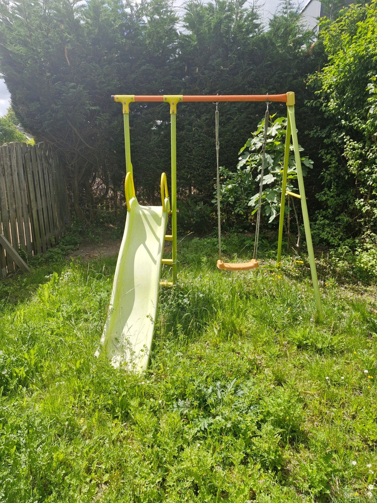 Gratis afhalen! Kettler Schommel en Glijbaan Combinatie, Ophalen of Verzenden, Gebruikt, Schommel