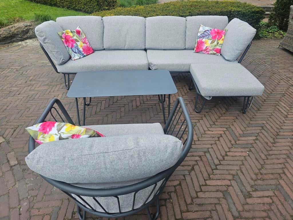 Schitterende 4 Seasons Outdoor 4SO loungeset, Ophalen, Wicker, Bank