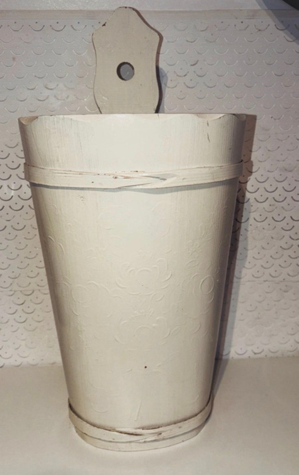 Handgemaakte Franse vintage paraplubak, Huis en Inrichting, Woonaccessoires | Paraplubakken, Ophalen of Verzenden, Gebruikt, Hout