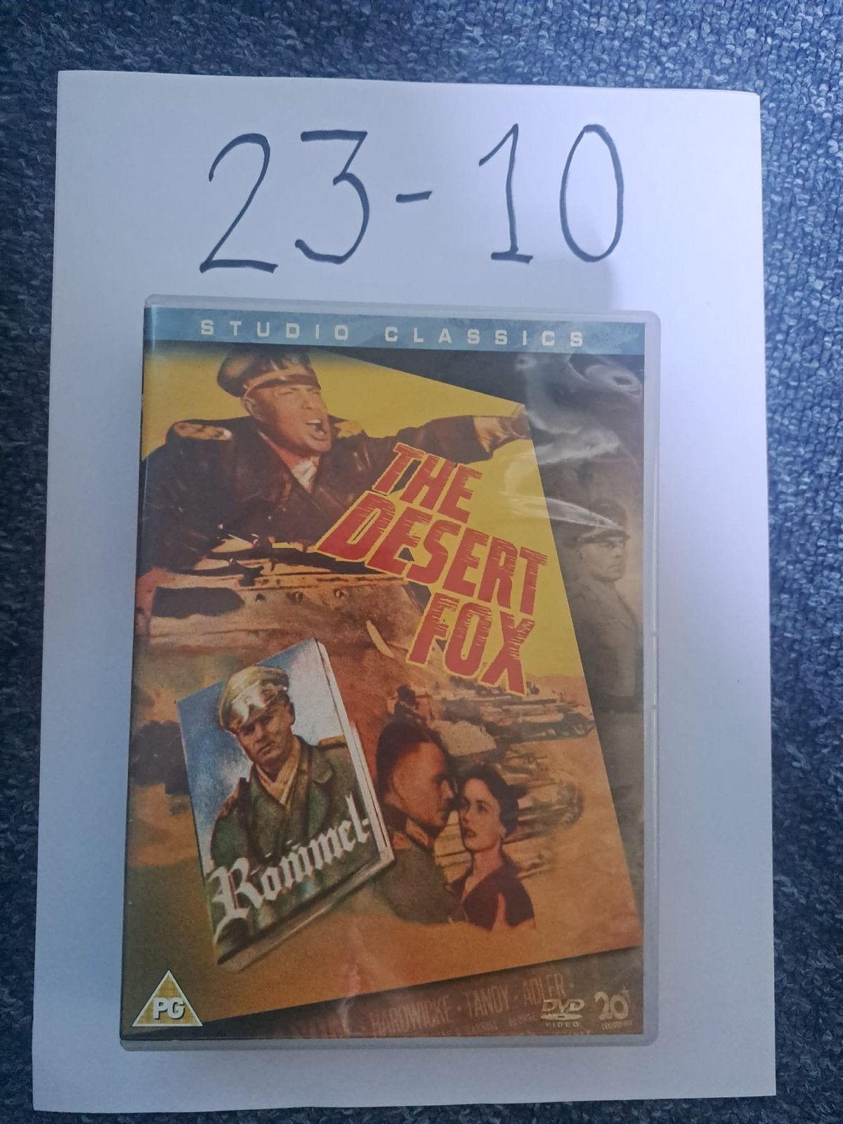 The Desert Fox Rommel - Studio Classics DVD, Alle leeftijden, Ophalen of Verzenden, Zo goed als nieuw, Historisch of Kostuumdrama