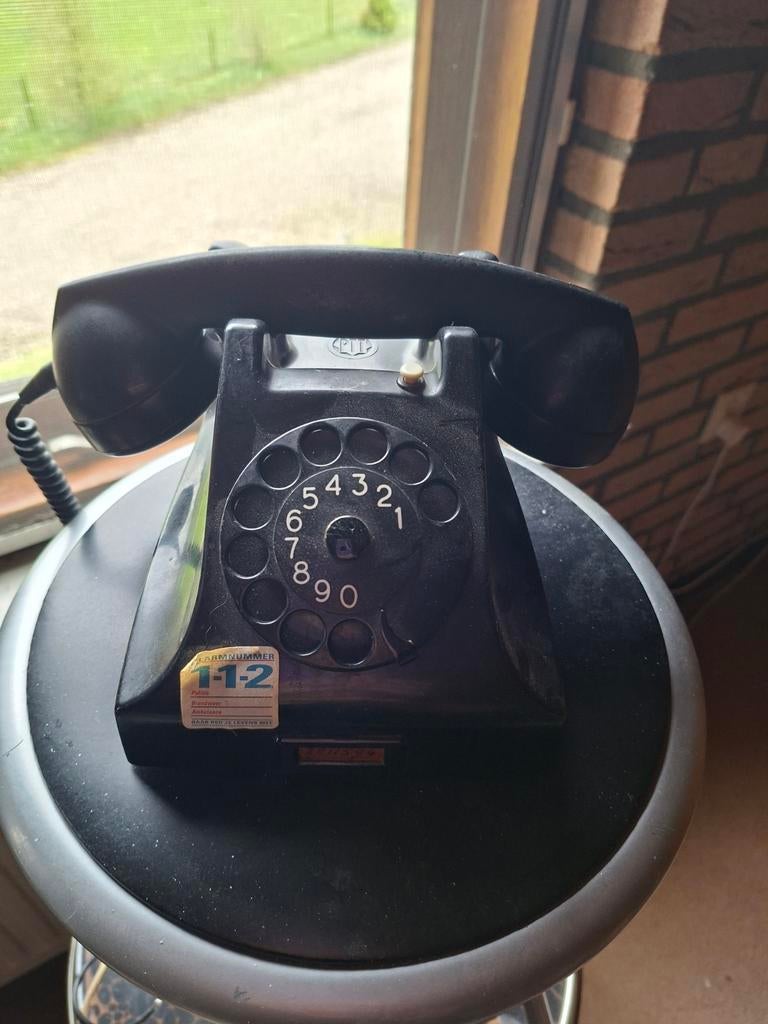 Bakelieten PTT telefoon 1965 Ericsson, Ophalen of Verzenden, Met draaischijf