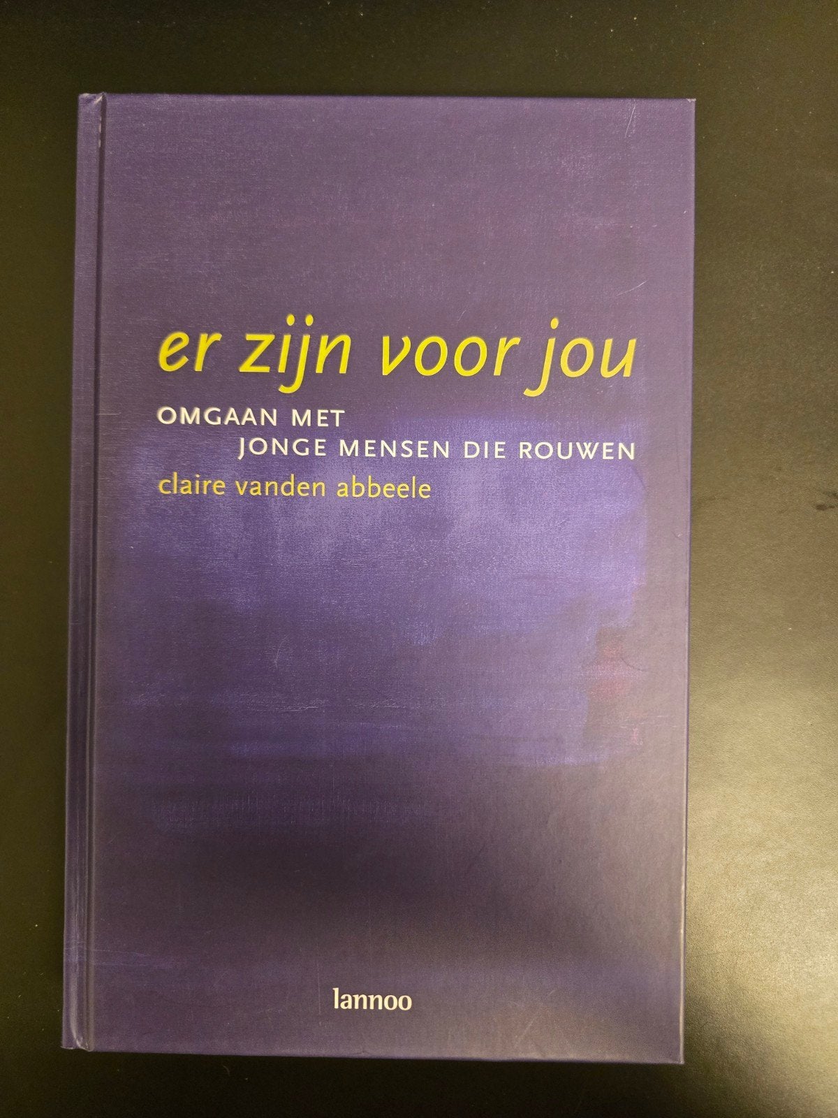 Er zijn voor jou: Omgaan met jonge mensen die rouwen, Ophalen of Verzenden, Zo goed als nieuw, Claire Vanden Abbeele