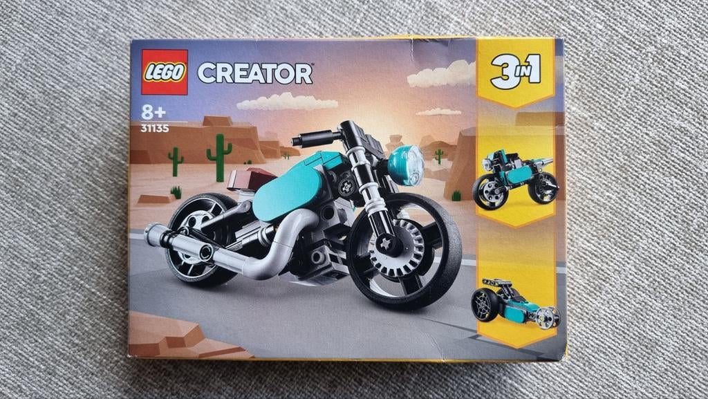 Lego Creator 31135 Vintage Motorfiets 3-in-1, Ophalen of Verzenden, Nieuw, Complete set, Lego