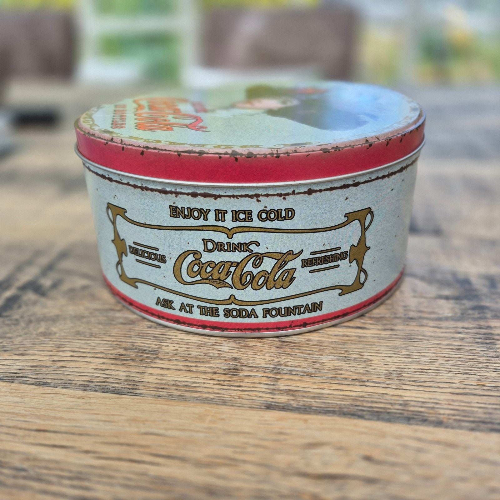 Vintage Coca-Cola blikje - Decoratief verzamelobject, Verzamelen, Blikken, Gebruikt, Overige, Overige merken, Ophalen of Verzenden