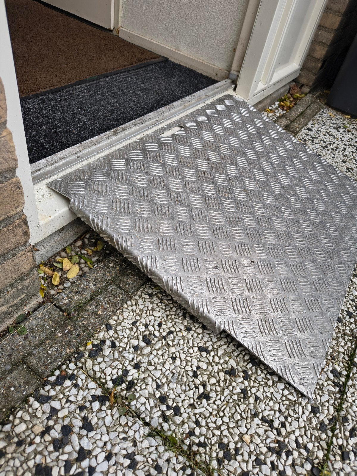 SecuCare drempelhulp basic 5-15 cm aluminium, Ophalen, Gebruikt
