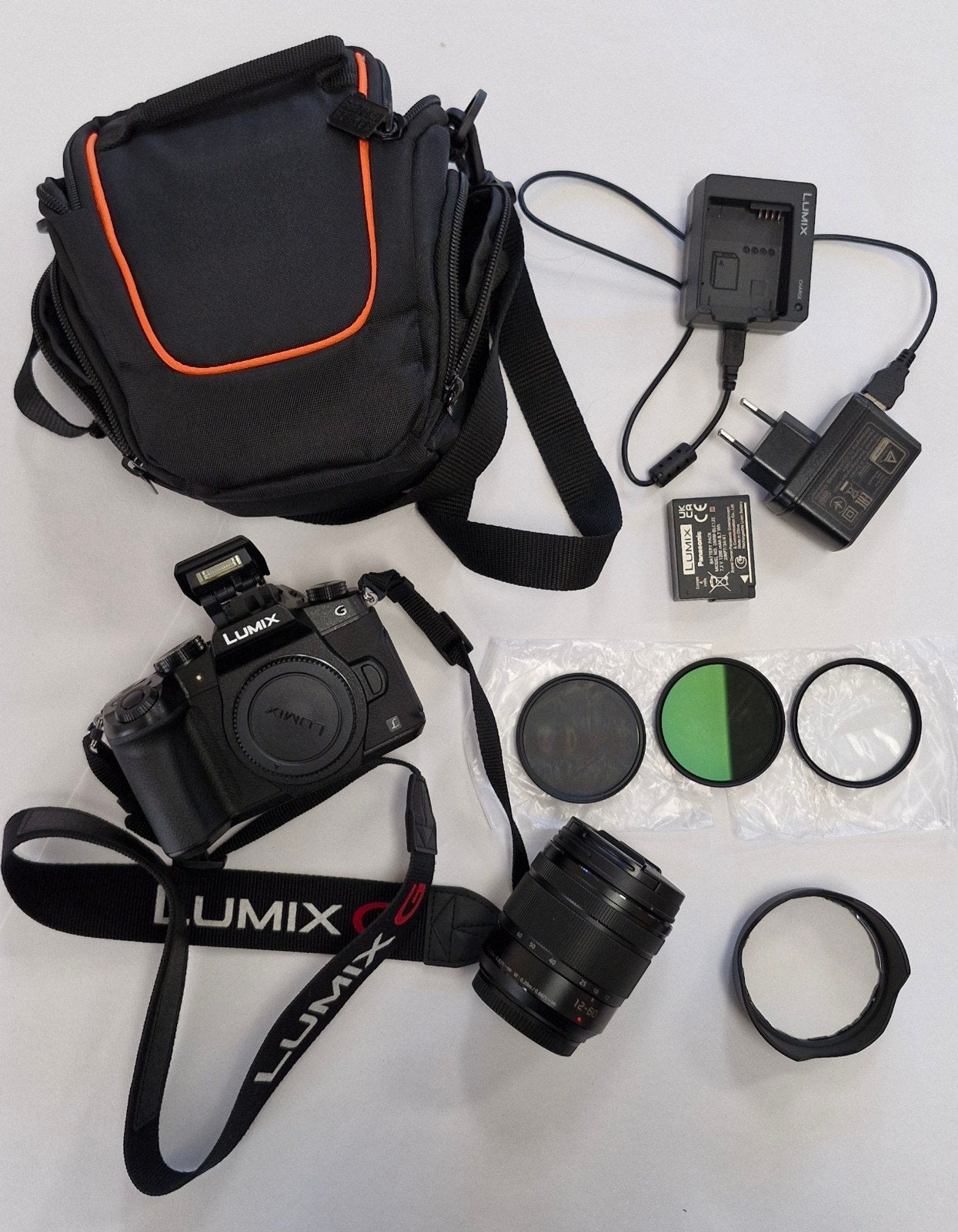 Panasonic Lumix DMC-G80 + Lumix 12–60 mm lens – complete set, Ophalen, Zo goed als nieuw, Overige Merken, 8 keer of meer
