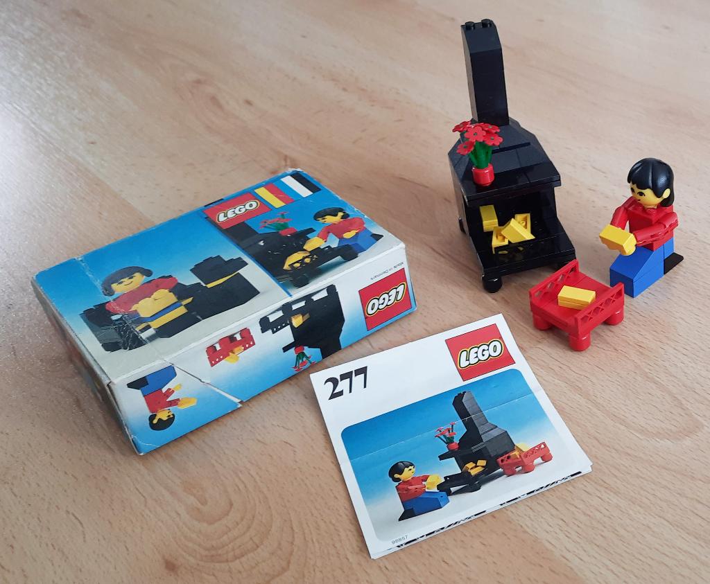 Lego 277 (Fireplace - 1977). Zeldzame set!!, Ophalen of Verzenden, Zo goed als nieuw, Complete set, Lego