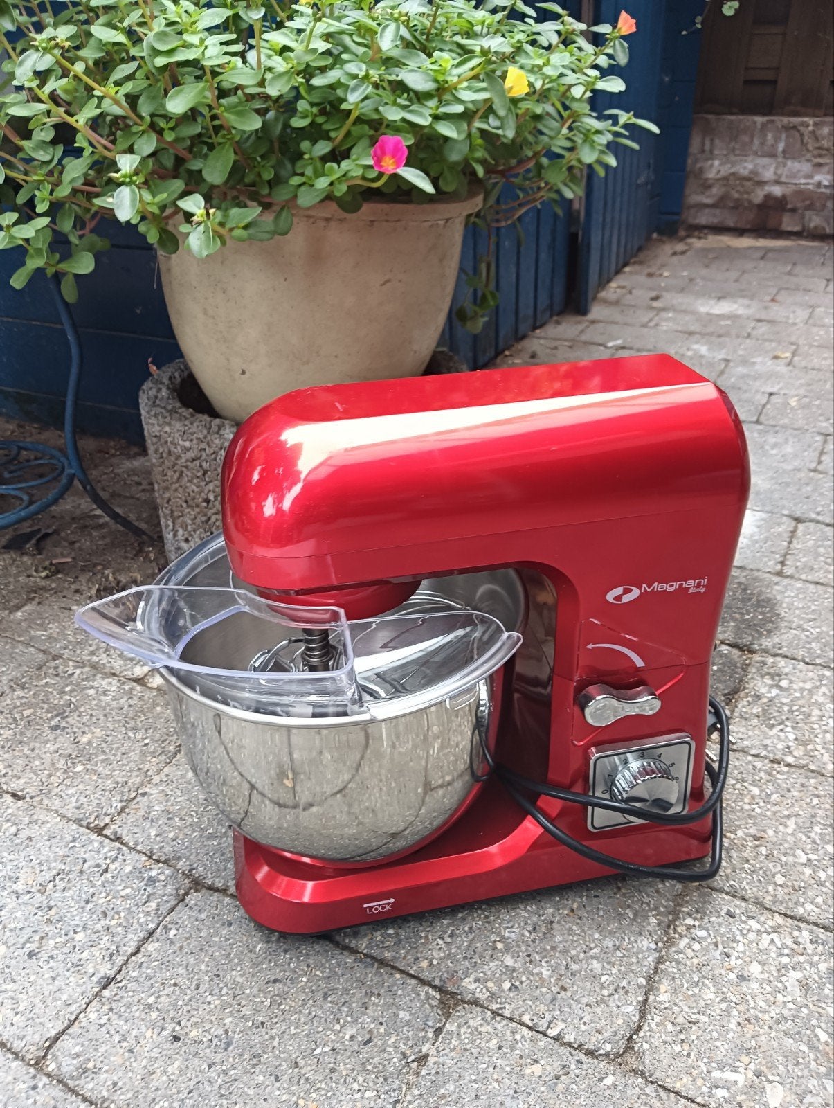 Magnani Keukenmachine Rood - nieuw, 4 liter of meer, Nieuw, 3 snelheden of meer, Ophalen of Verzenden