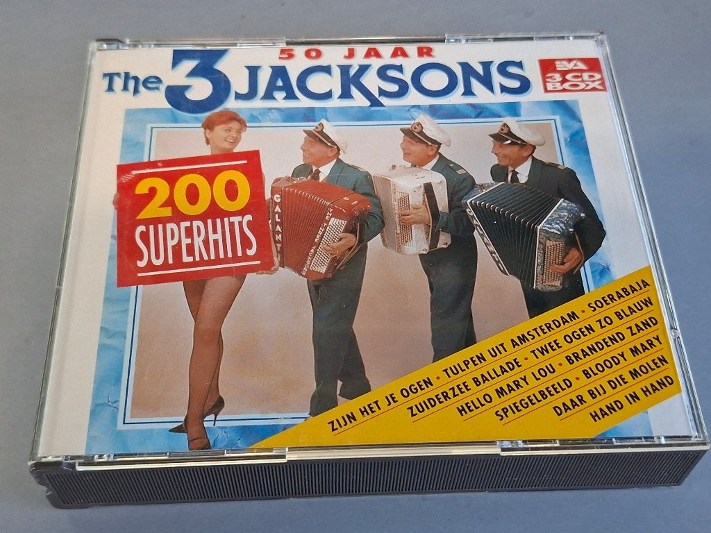 THE 3 JACKSONS - 50 JAAR THE 3 JACKSONS (3-CD), Inclusief boekje, Ophalen of Verzenden, Zo goed als nieuw, Pop