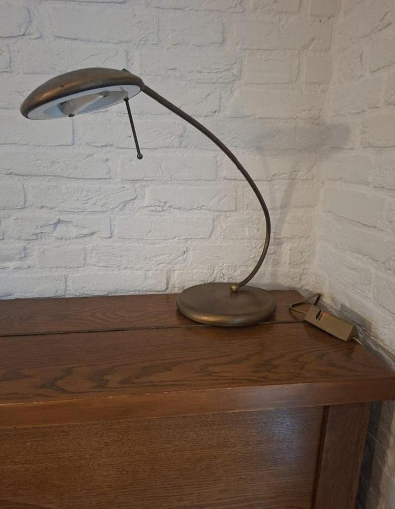 Steinhauer Bureaulamp - Verstelbaar en Tijdloos Design, Ophalen of Verzenden, Metaal, Tijdloos, Modern, Klassiek, Minder dan 50 cm