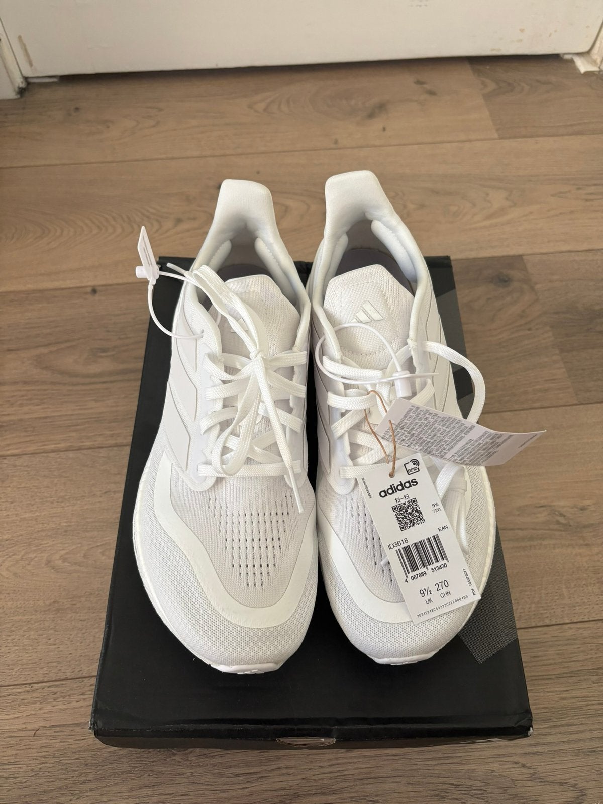 Adidas Pureboost 5 Hardloopschoenen voor Heren, Ophalen of Verzenden, Zo goed als nieuw, Wit, Sportschoenen