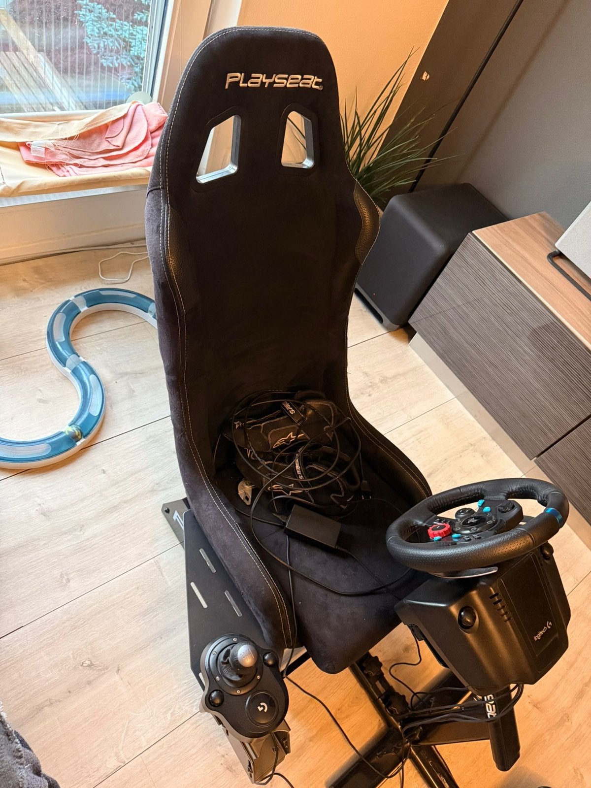 Playseat + Logitech G29 SE + Shifter (PS & PC), Spelcomputers en Games, Spelcomputers | Overige Accessoires, Ophalen, Racestoel