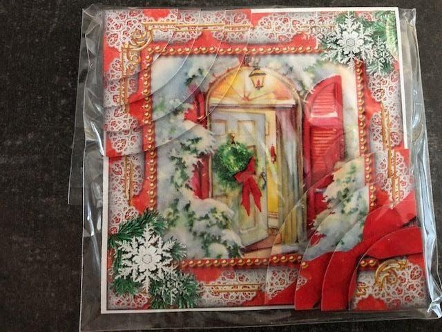 Scrapbooking 3D Kerst, Kaarten Maken, Ophalen of Verzenden, Nieuw, Papier of Karton, Overige merken