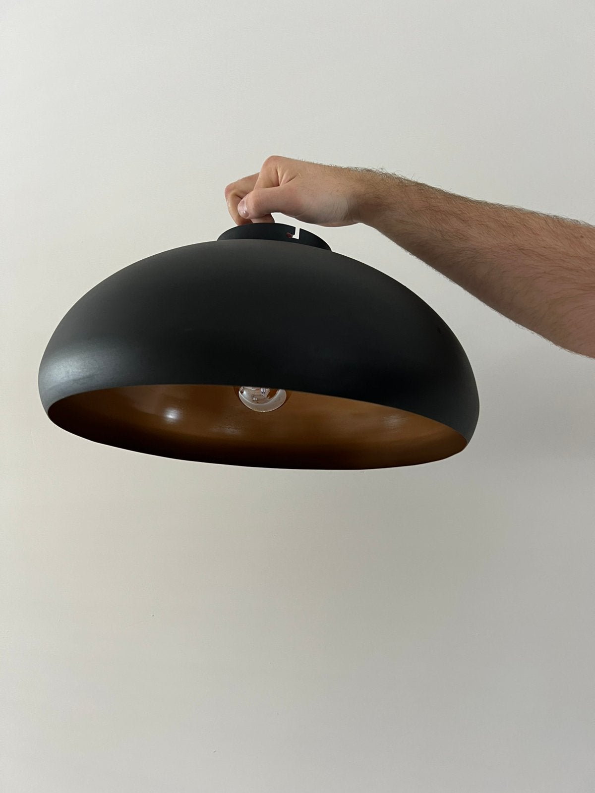 Plafondlamp Menerva Zwart kwantum, Ophalen of Verzenden