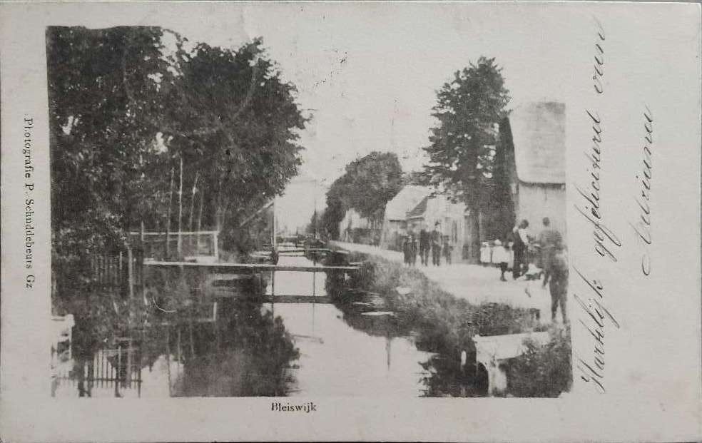 Bleiswijk (Zuid-Holland) – 1905, Verzamelen, Ansichtkaarten | Nederland, Verzenden, Voor 1920, Gelopen, Zuid-Holland