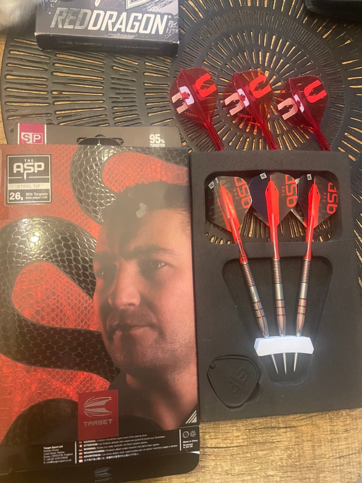 Target Nathan Aspinall G2 Swiss Point 95% Dartpijlen, Sport en Fitness, Darts, Ophalen of Verzenden, Zo goed als nieuw, Pijlen