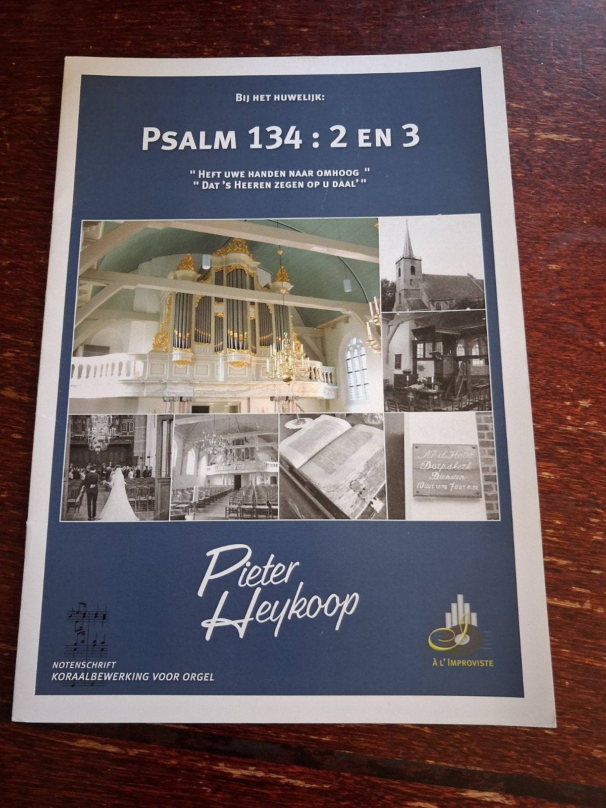 Psalm 134: 2/3 Koraalbewerking voor Orgel - Pieter Heykoop, Ophalen of Verzenden