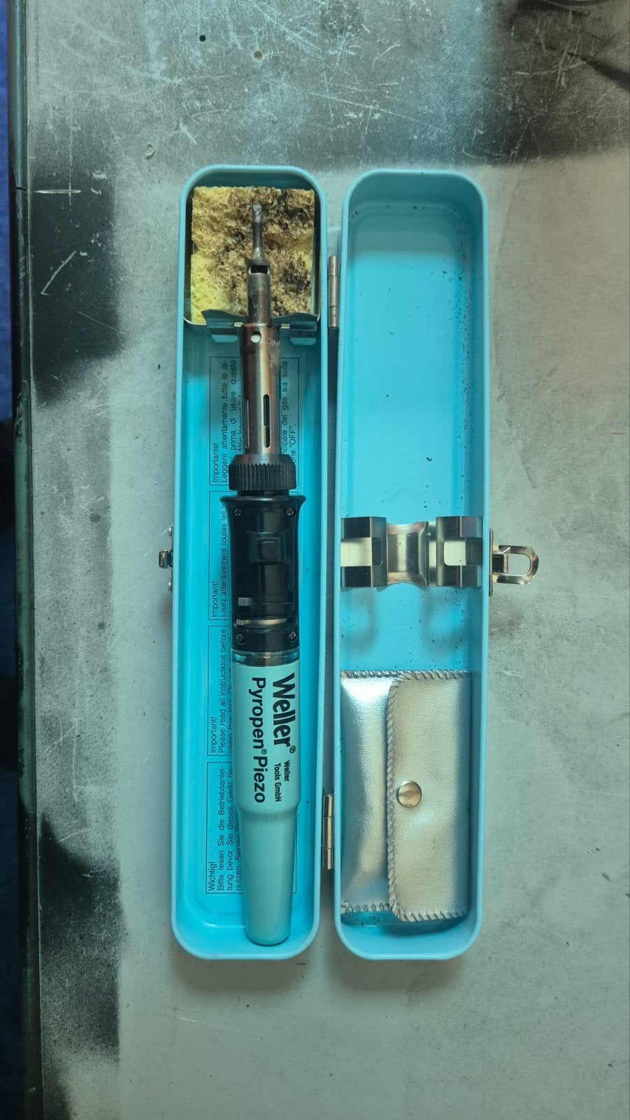 Weller Pyropen Piezo Soldeerbout in originele doos, Ophalen, Gebruikt, Overige typen, Overige merken
