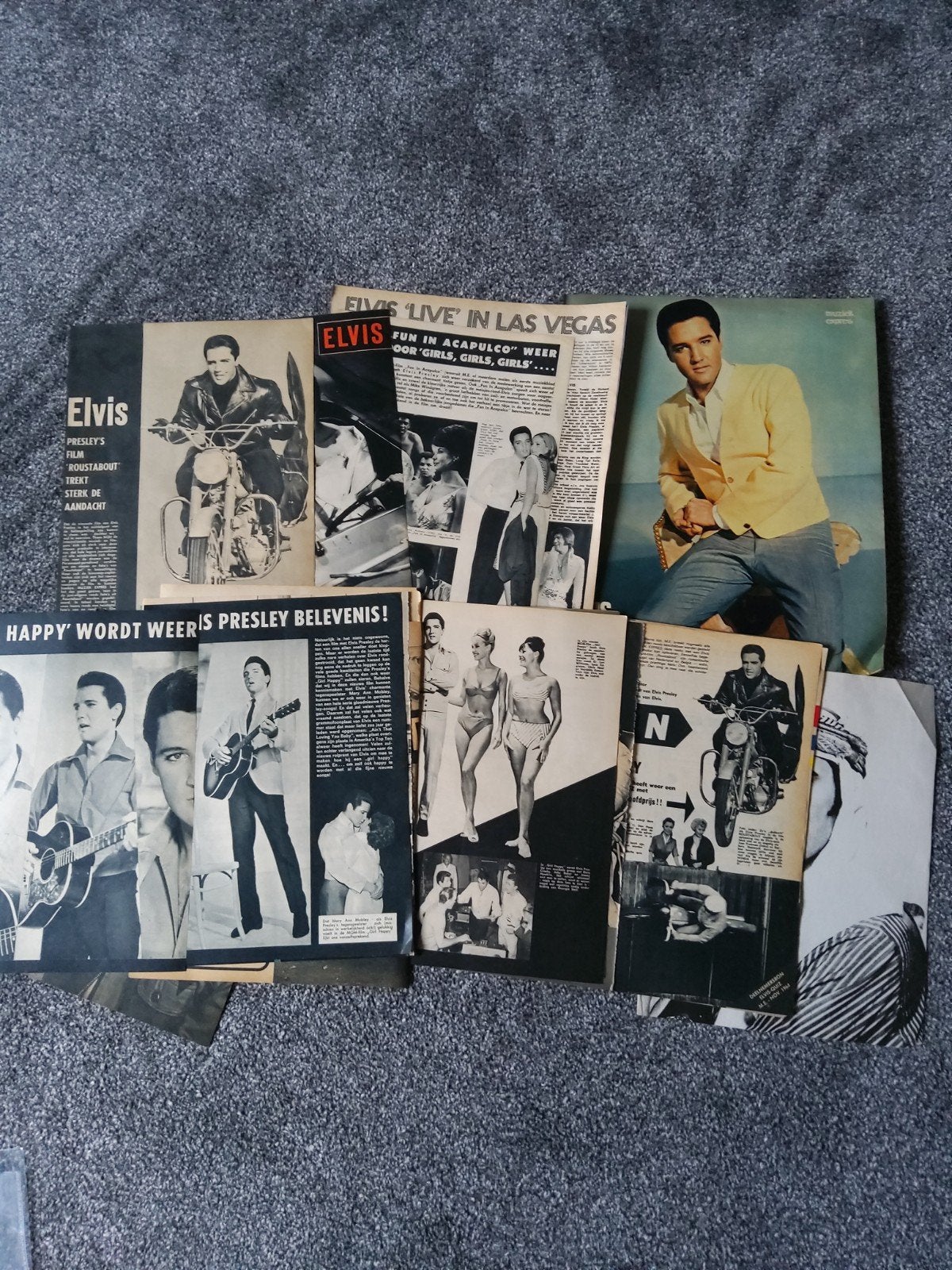 Elvis Presley: 75 pagina's jaren 60 muziek expres 4 euro, Ophalen of Verzenden, Gebruikt, Boek, Tijdschrift of Artikel