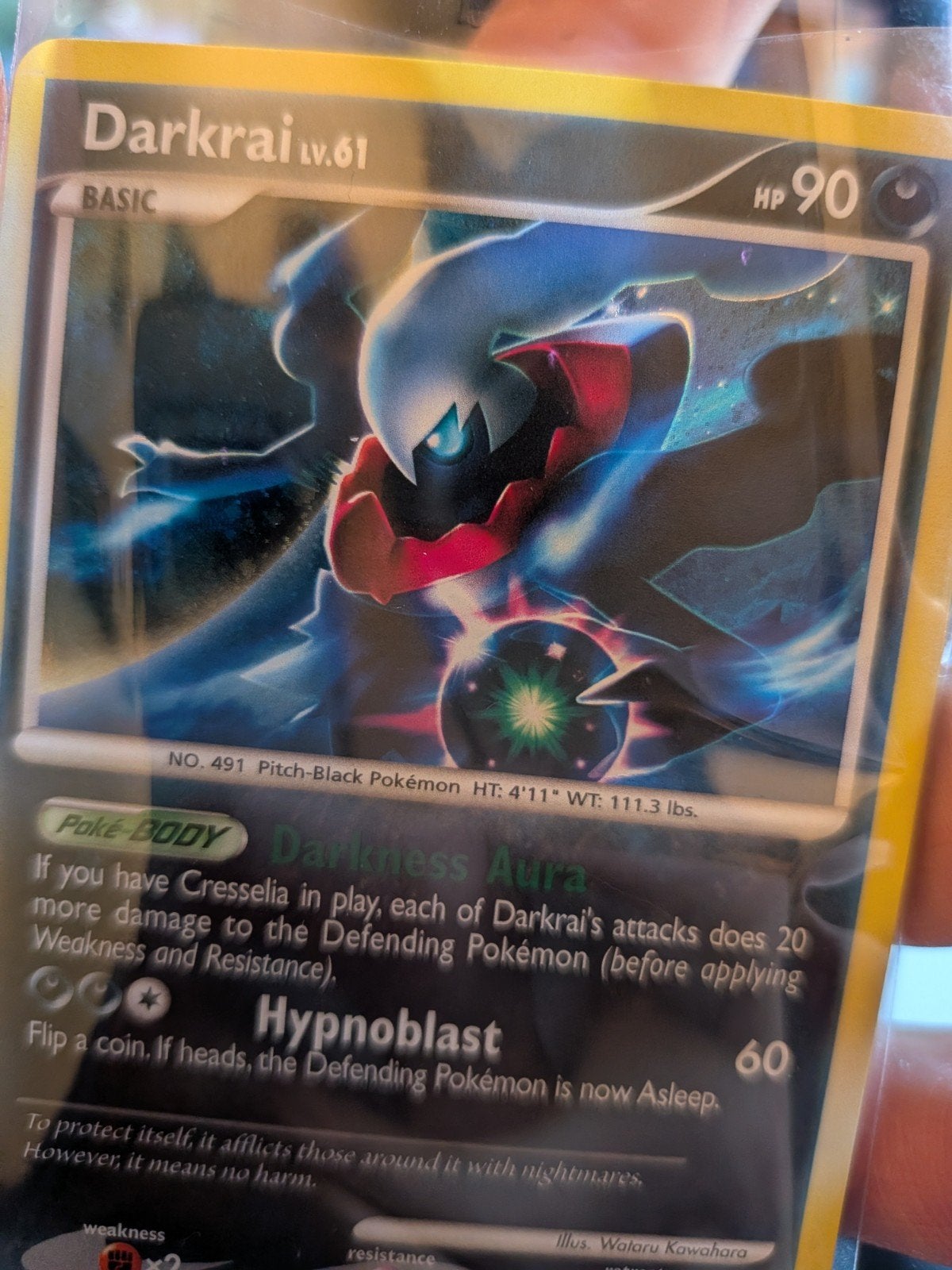Darkrai lv.61 promo DP52 (ex), Ophalen of Verzenden, Zo goed als nieuw