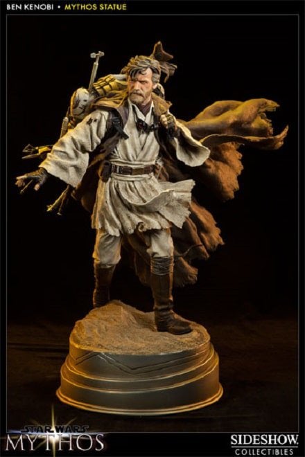 Sideshow Obi Wan Kenobi Mythos Statue Star Wars Premium, Verzamelen, Ophalen, Zo goed als nieuw, Beeldje of Buste