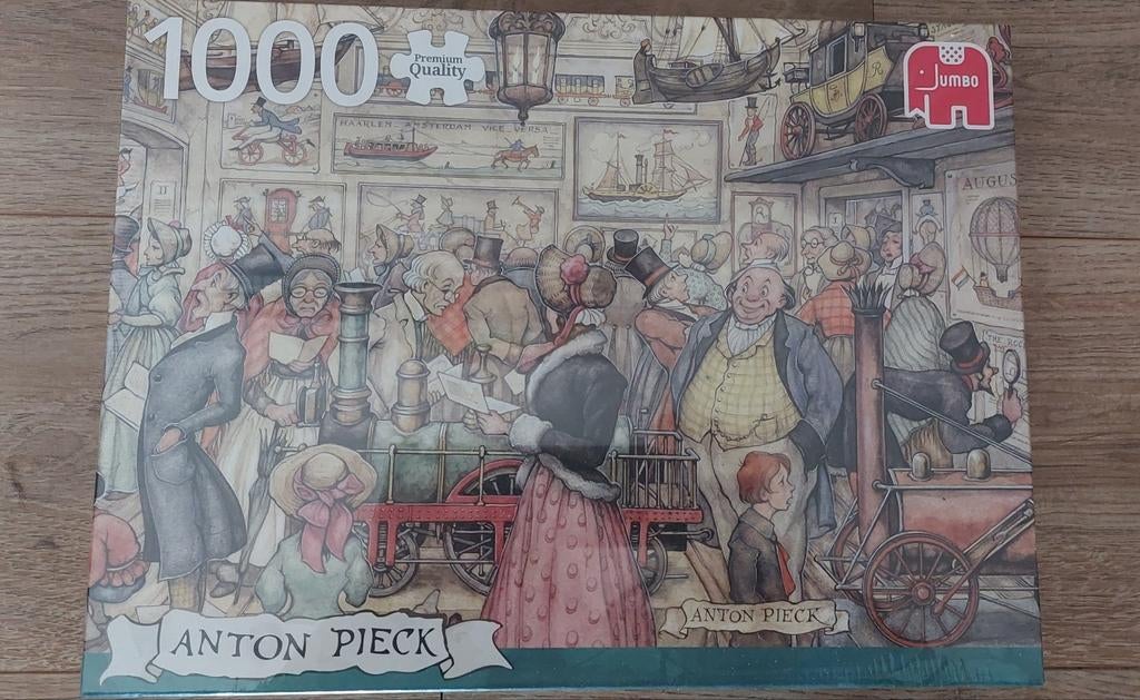 Nieuw: Anton Pieck Puzzel 1000 st. - Jumbo Premium Quality, Ophalen of Verzenden, 500 t/m 1500 stukjes, Nieuw