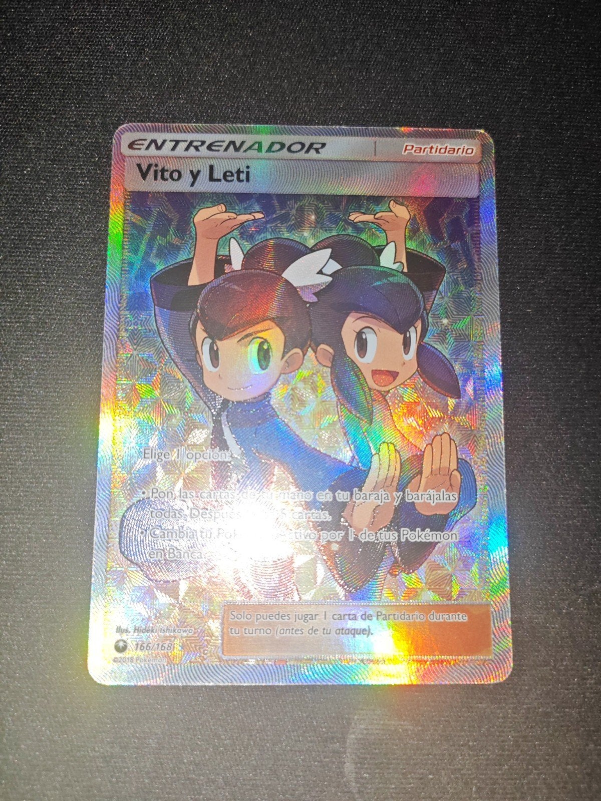 Vito en Leti 166/168 GD, Ophalen, Zo goed als nieuw, Losse kaart, Foil